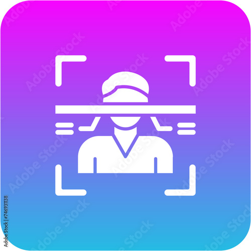 Face scanner Icon