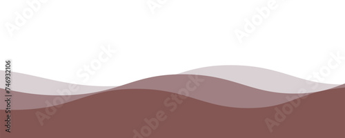 Red wave background wallpaper vector image. Illustration of graphic wave design for backdrop or presentation © Badi