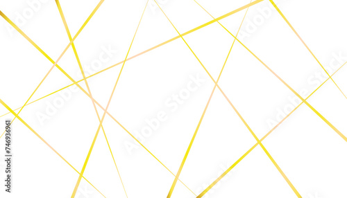 Random chaotic lines abstract geometric pattern texture. Contemporary art-like illustration. Yellow line art. Vector illustration