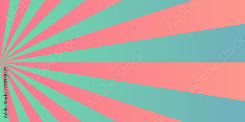 Abstract background with sunburst pattern colorful design. Vintage sunrays illustration swirl grunge backdrop line.