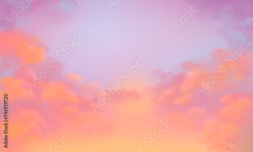 Colorful sunset twilight sky sunset pastel colors during a sunset © suppanut