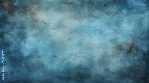 Dusty Blue Distressed Texture Background