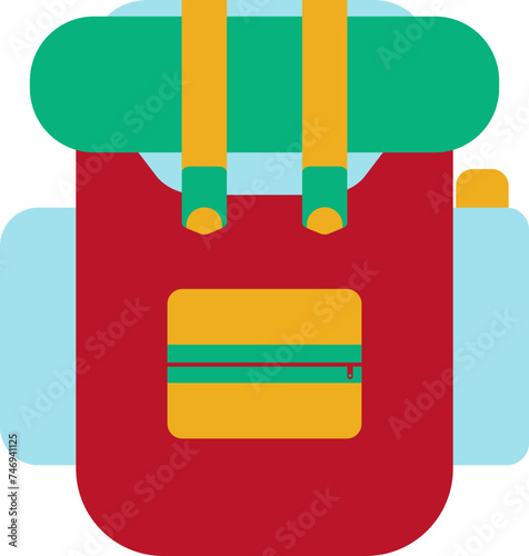 Illustration of a bagpack.