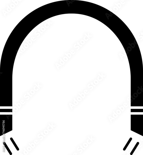 Illustration of magnet icon or symbol.