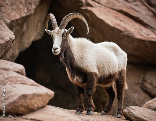Male mountain goat