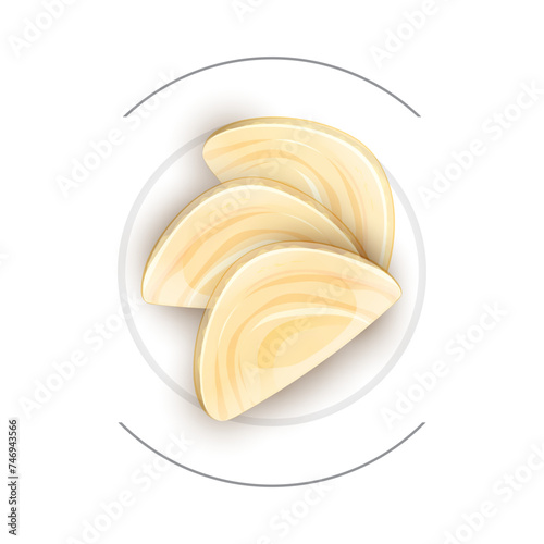 Apam balik sweet crispy pancake filled with peanuts.