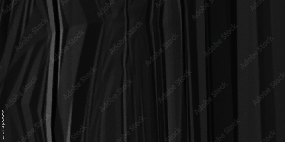 Obraz premium Black crumpled paper background texture pattern overlay. wrinkled high resolution arts craft and Seamless white crumpled paper. 