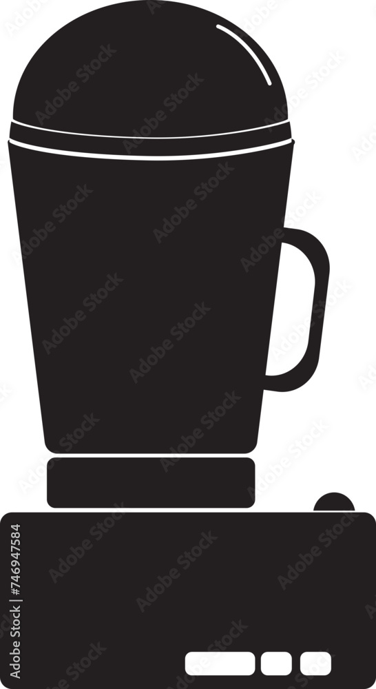 Kitchen blender icon or symbol in flat style. Kitchen blender icon or symbol in flat style.
