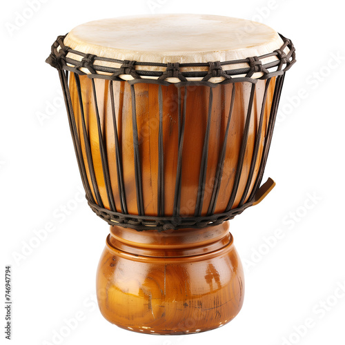 Wooden bongo traditional percussion instrument photo
