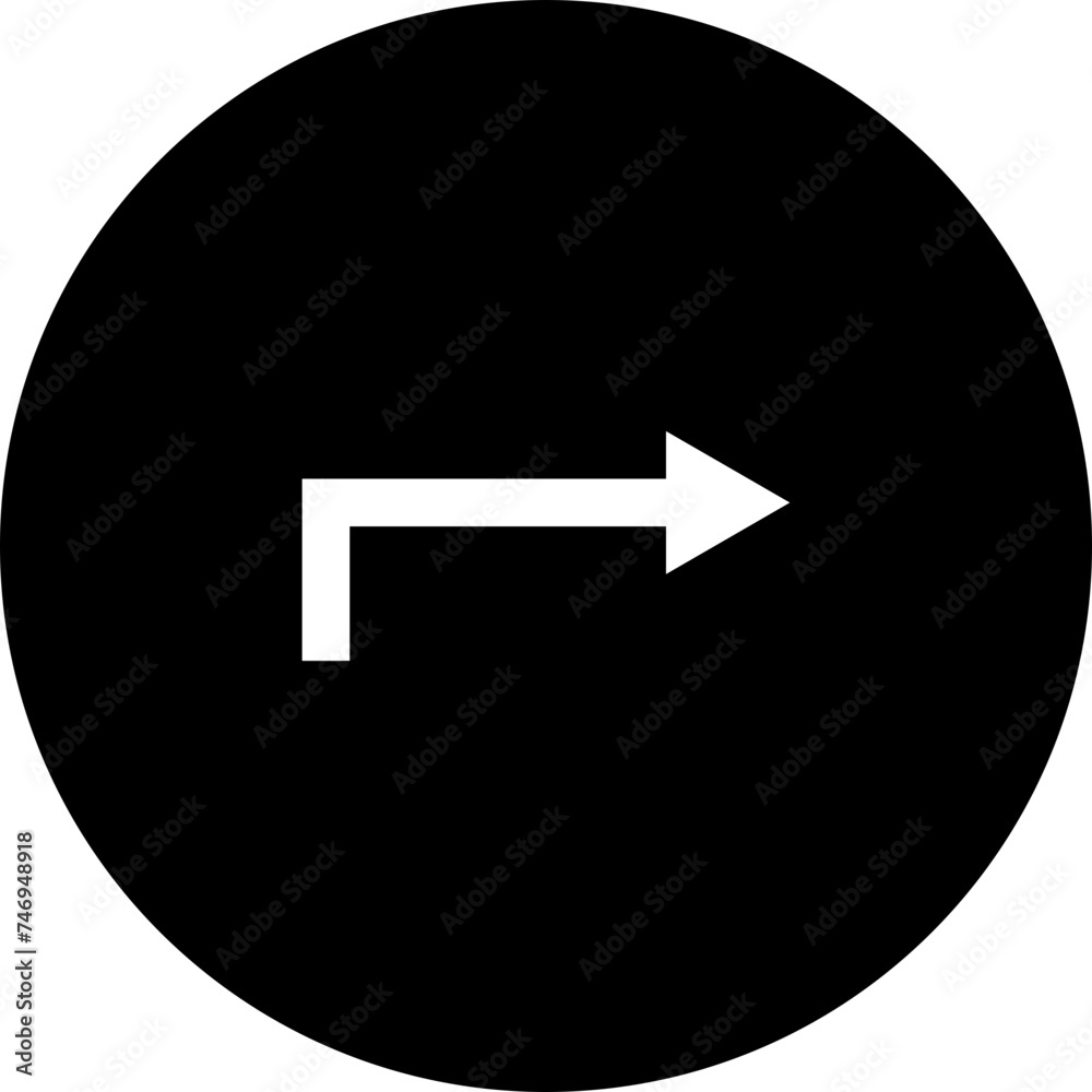 Forward or right arrow icon in b&w color. Forward or right arrow icon in b&w color.