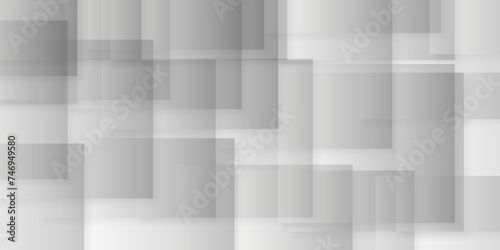 Abstract background with lines, Gray color technology concept geometric line vector background. Modern Abstract white background with layers of textured white transparent material in triangle design.