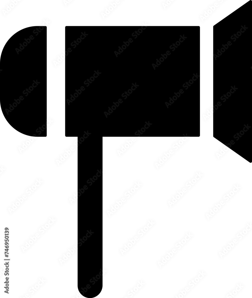 B&W illustration of megaphone icon. B&W illustration of megaphone icon.