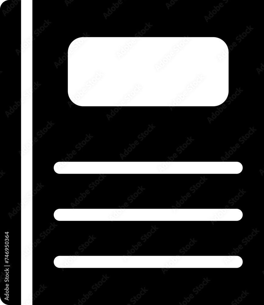 Illustration of document file in b&w color. Illustration of document file in b&w color.