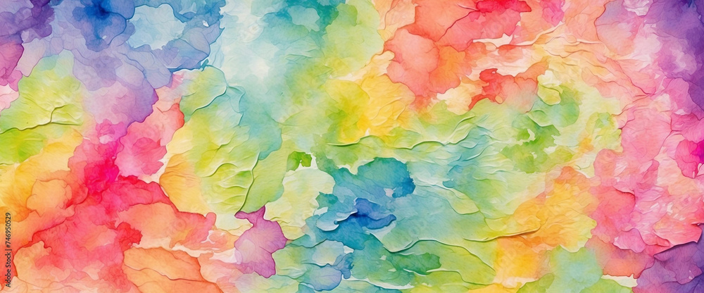 watercolor abstract background shows alluring and enchanting rainbow colors watercolor abstract background shows alluring and enchanting rainbow colors