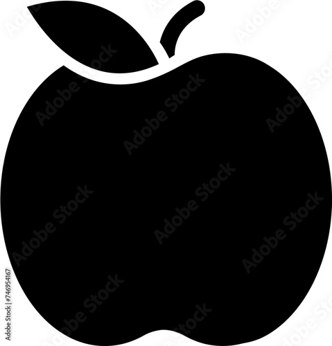 Vector illustration of apple icon.