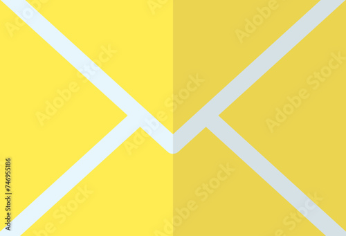 Mail or Envelope icon in yellow and white color.