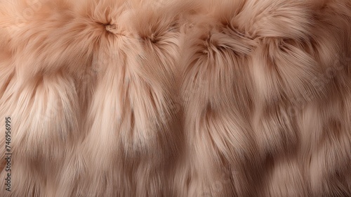 close up of brown fur texture background