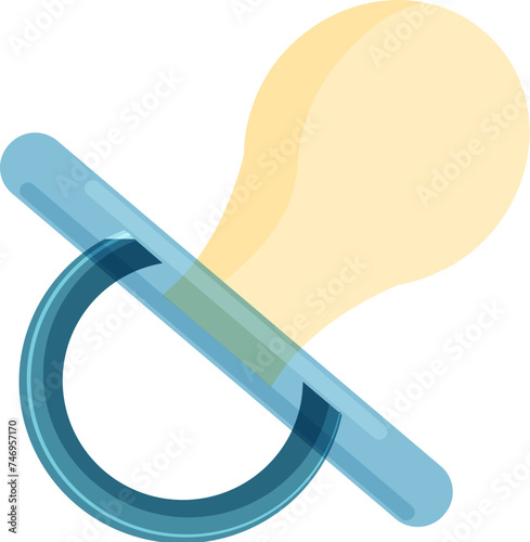 baby pacifier for element icon on white background.