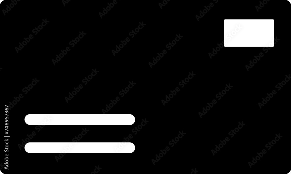 Vector illustration of post letter icon. Vector illustration of post letter icon.