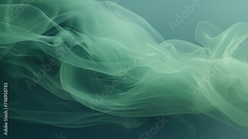 Abstract soft green hues colors smoke on texture background. cloud, a soft Smoke cloudy texture background. 