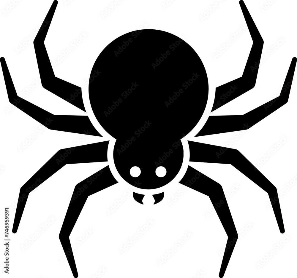 Vector illustration of spider icon. Vector illustration of spider icon.