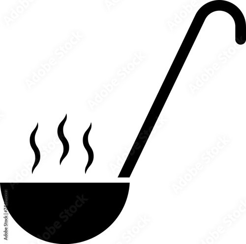Illustration of ladle icon.