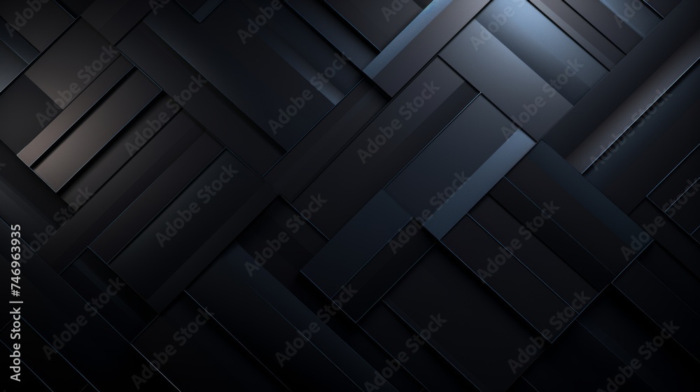 Dark pattern Modern a background for a corporate PowerPoint presentation, abstract modern background for design. Geometric shapes: triangles, squares, rectangles, stripes, and lines. Futuristic