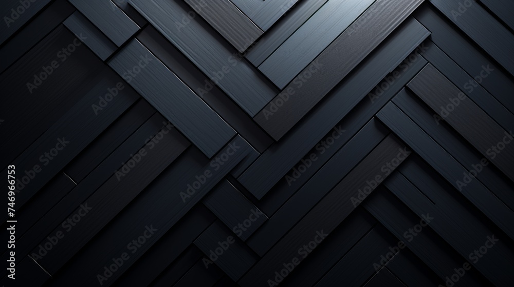 Dark pattern Modern a background for a corporate PowerPoint presentation, abstract modern background for design. Geometric shapes: triangles, squares, rectangles, stripes, and lines. Futuristic - obrazy, fototapety, plakaty 
