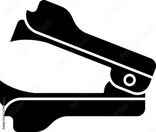Stapler remover icon in flat syle.