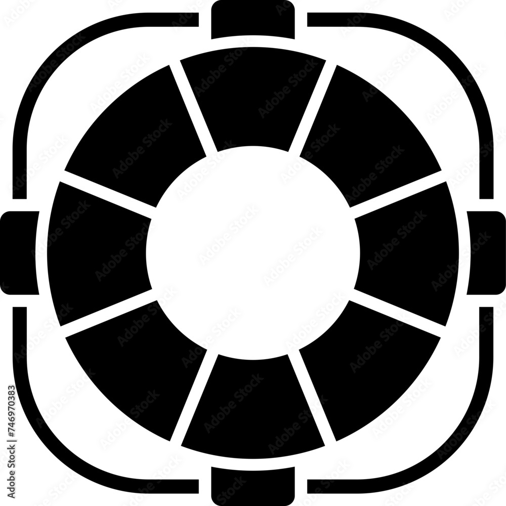 Vector illustration of lifesaver icon. Vector illustration of lifesaver icon.