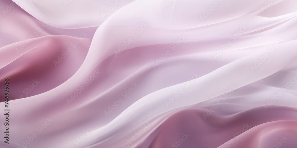 Obraz premium Abstract white and Mauve silk fabric weave of cotton or linen satin fabric lies texture background.