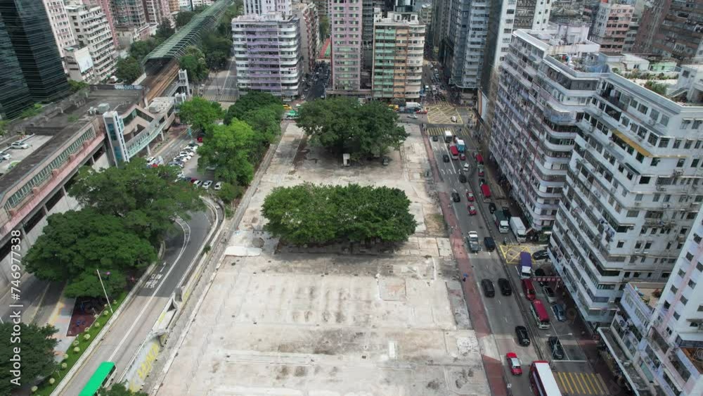 Mong Kok Kowloon of Hong Kong ,a mixture of old and new multi-story buildings, with shops and restaurants at street level, and commercial or residential downtown, Drone Aerial Top View
Mong Kok Kowloon of Hong Kong ,a mixture of old and new multi-story buildings, with shops and restaurants at street level, and commercial or residential downtown, Drone Aerial Top View