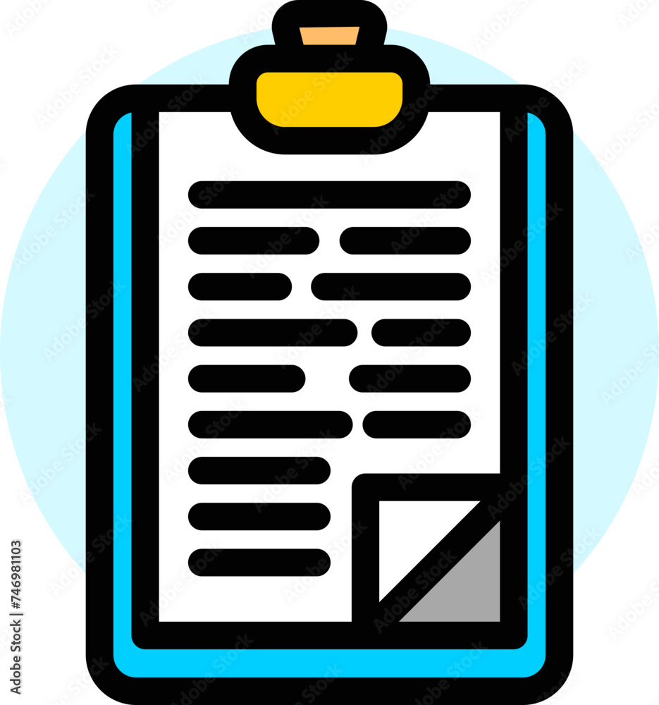 Vector illustration of Clipboard icon. Vector illustration of Clipboard icon.