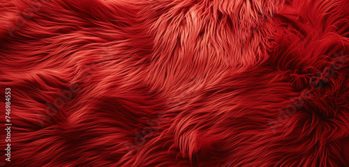 red fur texture photo