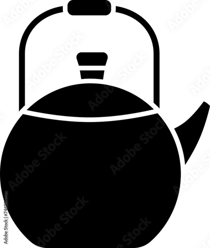 Vector Illustration of  kettle In Flat Style.