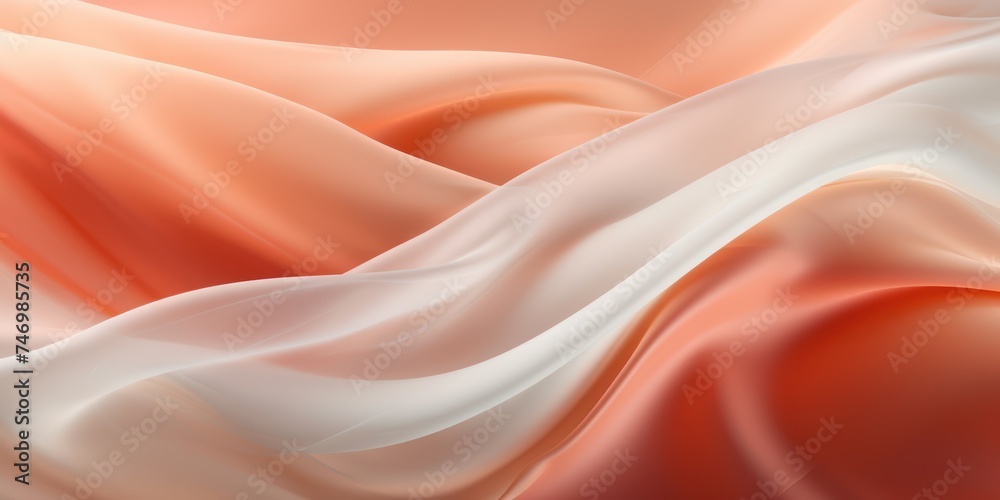 Abstract white and Peach silk fabric weave of cotton or linen satin fabric lies texture background.
Abstract white and Peach silk fabric weave of cotton or linen satin fabric lies texture background.