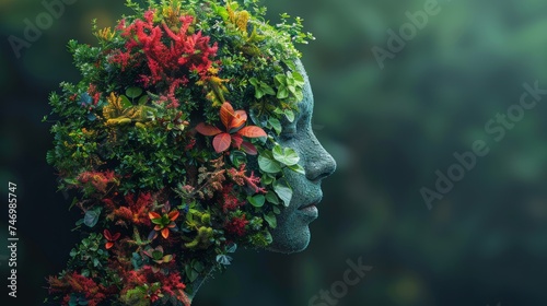 in the future the future of global sustainability, in the style of social media icons, shaped canvas, travel, uhd image, vibrant colors in nature, light maroon and green, human-canvas integration