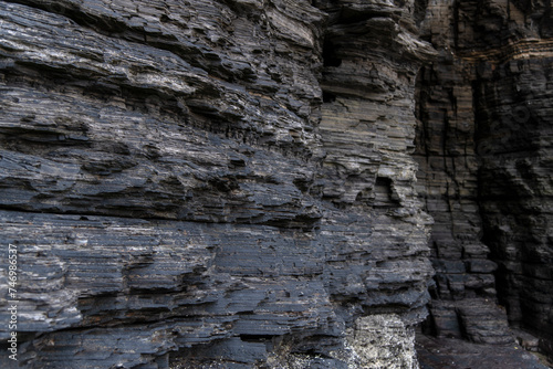 Surface of the cliff at the seaside