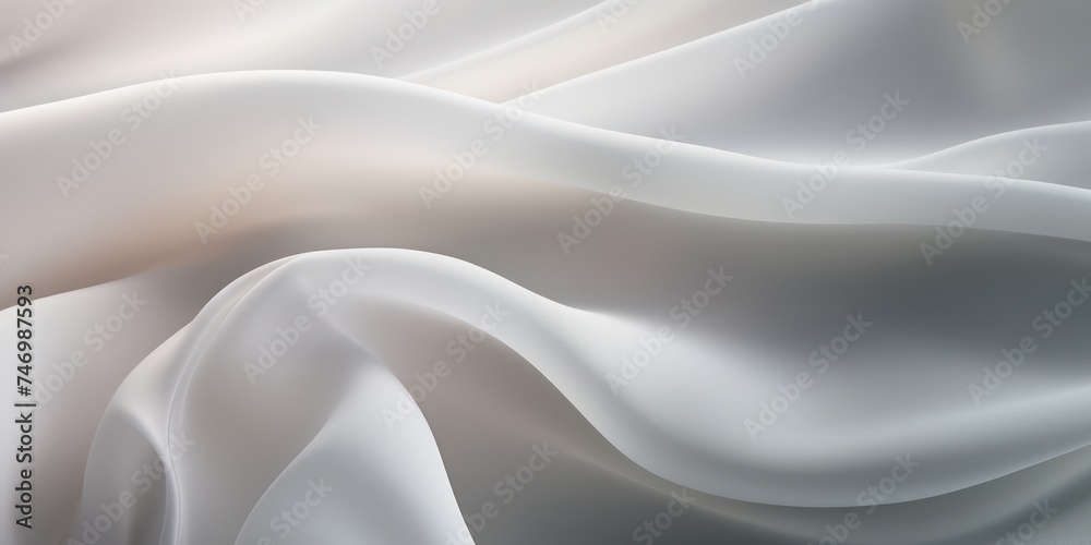 Abstract White silk fabric, weave of cotton or linen satin fabric lies texture background.
Abstract White silk fabric, weave of cotton or linen satin fabric lies texture background.