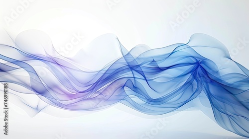 abstract blue smoke