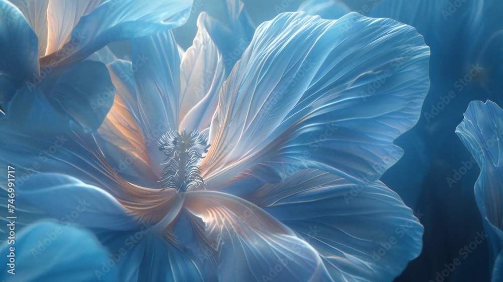 Moonlit Majesty: Bathed in the soft glow of moonlight, the Ipomoea alba flower reveals its serene elegance. Moonlit Majesty: Bathed in the soft glow of moonlight, the Ipomoea alba flower reveals its serene elegance.