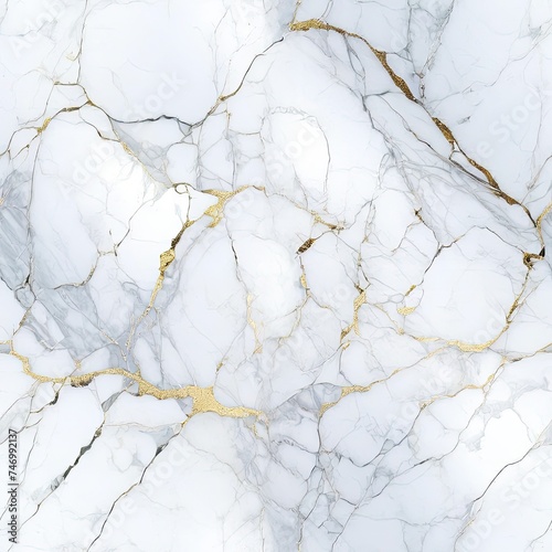 Seamless pattern with marble golden texture