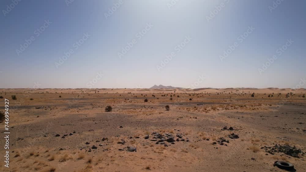 Drone flight over Dunes and Desert in Mauritania Westsahara and Morocco Drone flight over Dunes and Desert in Mauritania Westsahara and Morocco