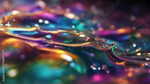 colorful oil texture abstract background. beautiful design for banner, poster, social media, web. generative ai