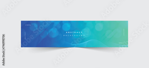 Wavey lines linkedin banner, abstract background linkedin banner