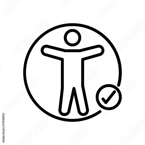 Accesbility line icon