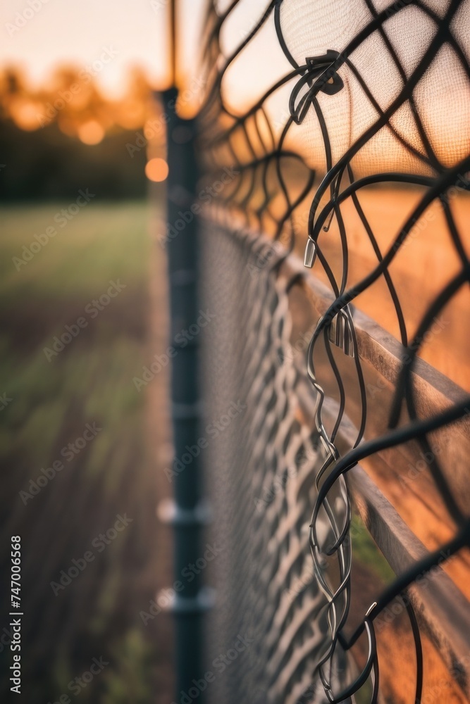 a close-up of a chain link fence a close-up of a chain link fence