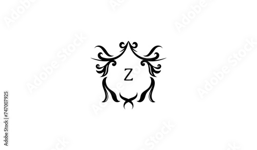 Luxury Bull Head Icon Alphabetical Logo