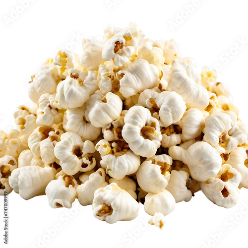 Popcorn isolated on a transparent background PNG photo 