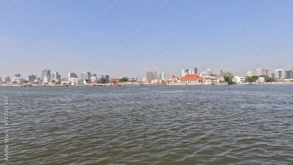 City Skyline Across Calm Waters City Skyline Across Calm Waters
